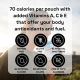 Chargel Watermelon | Antioxidant Gel Drink & Hydrating Snack | Caffeine-Free Instant Energy Gel with Vitamins, A, C & E, Biotin | Gluten Free | Pack