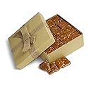 Gourmet Macadamia Brittle Gift Box - by Its Delish | Handmade Old-Fashioned Style | Beautiful & Delicious Square Cut Pieces 16 Oz Macadamia Brittle |