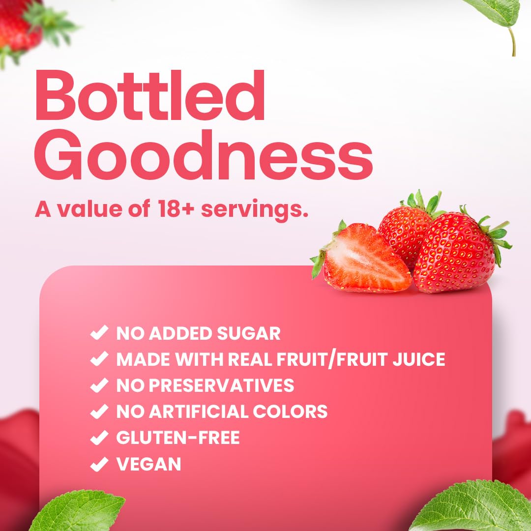 Dr. Smoothie Strawberry 100% Crushed Fruit (46 Oz Bottle)