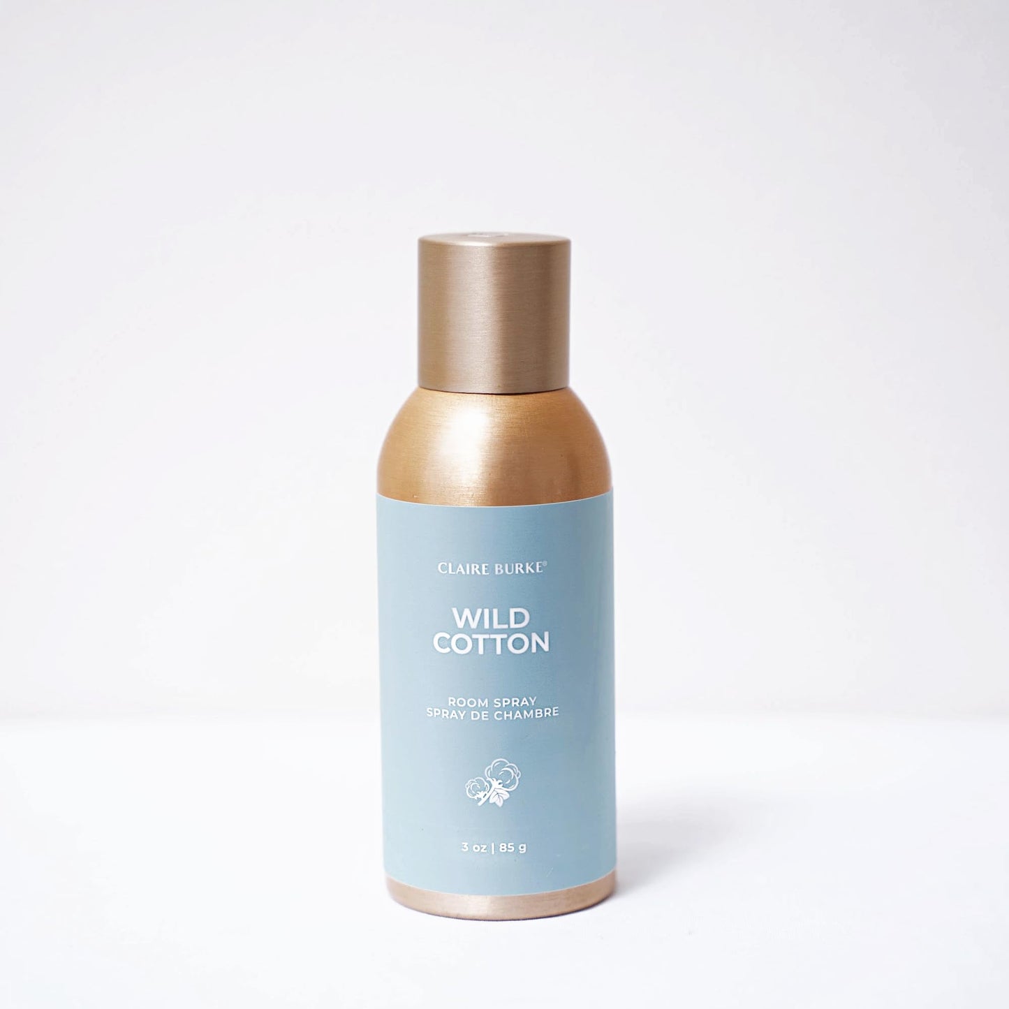 Claire Burke Wild Cotton Scent Room Spray, 3 oz - Fresh Home Fragrance & Air Freshener, Natural Scent Home Fragrance, Long Lasting Natural Air