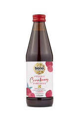Biona Organic Pure Cranberry Superjuice (330ml) - Pack of 2