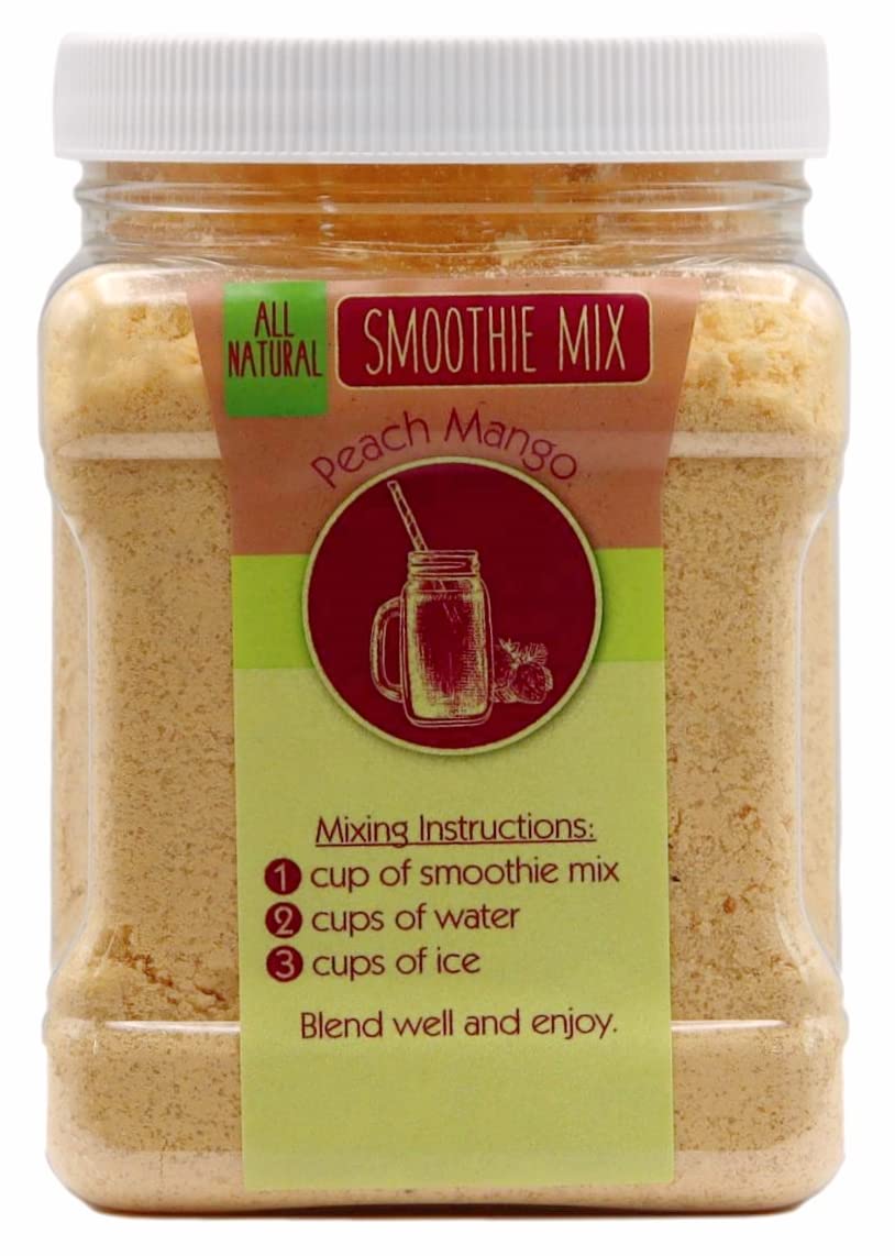 Peach Mango Smoothie Mix - 1.5 Lb Container (24 Oz)