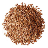 Food to Live Organic Dry Roasted Whole Brown Flax Seeds, 1 Pound - Oven Toasted, Non-GMO, Great for Smoothies, Salads, Granola and Baking. Vegan