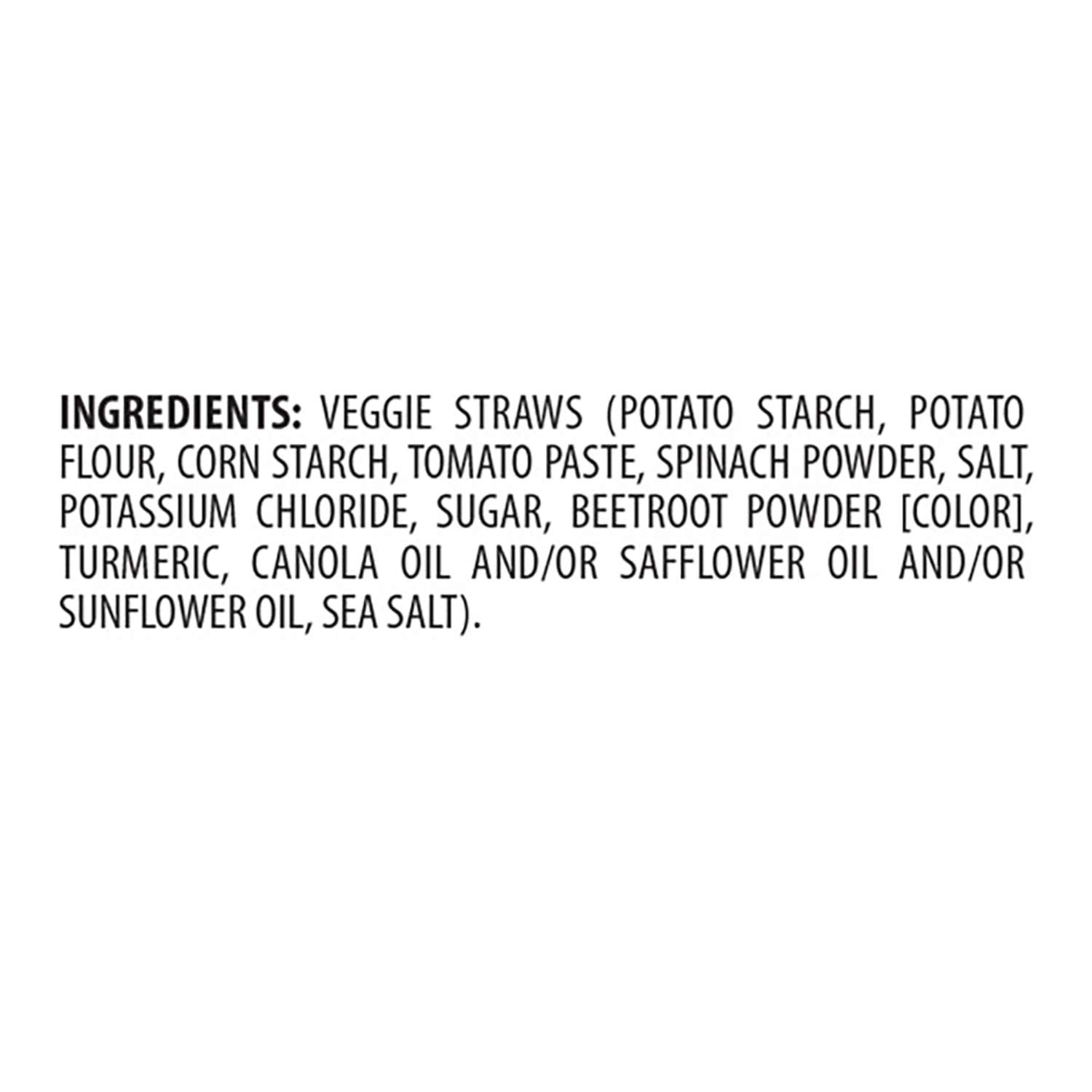 Sensible Portions Garden Veggie Sea Salt Straws, 7 oz