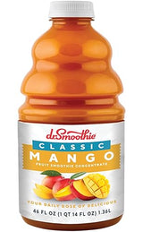 Dr. Smoothie Mango Tropics Classic Blend Smoothie Bottles, 46-Ounce