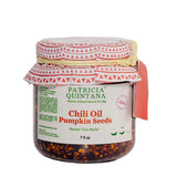 Patricia Quintana | Authentic Mexican Salsa Macha - Gourmet taste | Chili oil and Pumpkin Seeds | Handmade 100% Organic Ingredientes | Perfect Topping