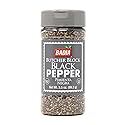 Badia Ground Black Pepper, 3.5 oz - Pure, Bold & Aromatic Spice for Cooking, Grilling & Seasoning