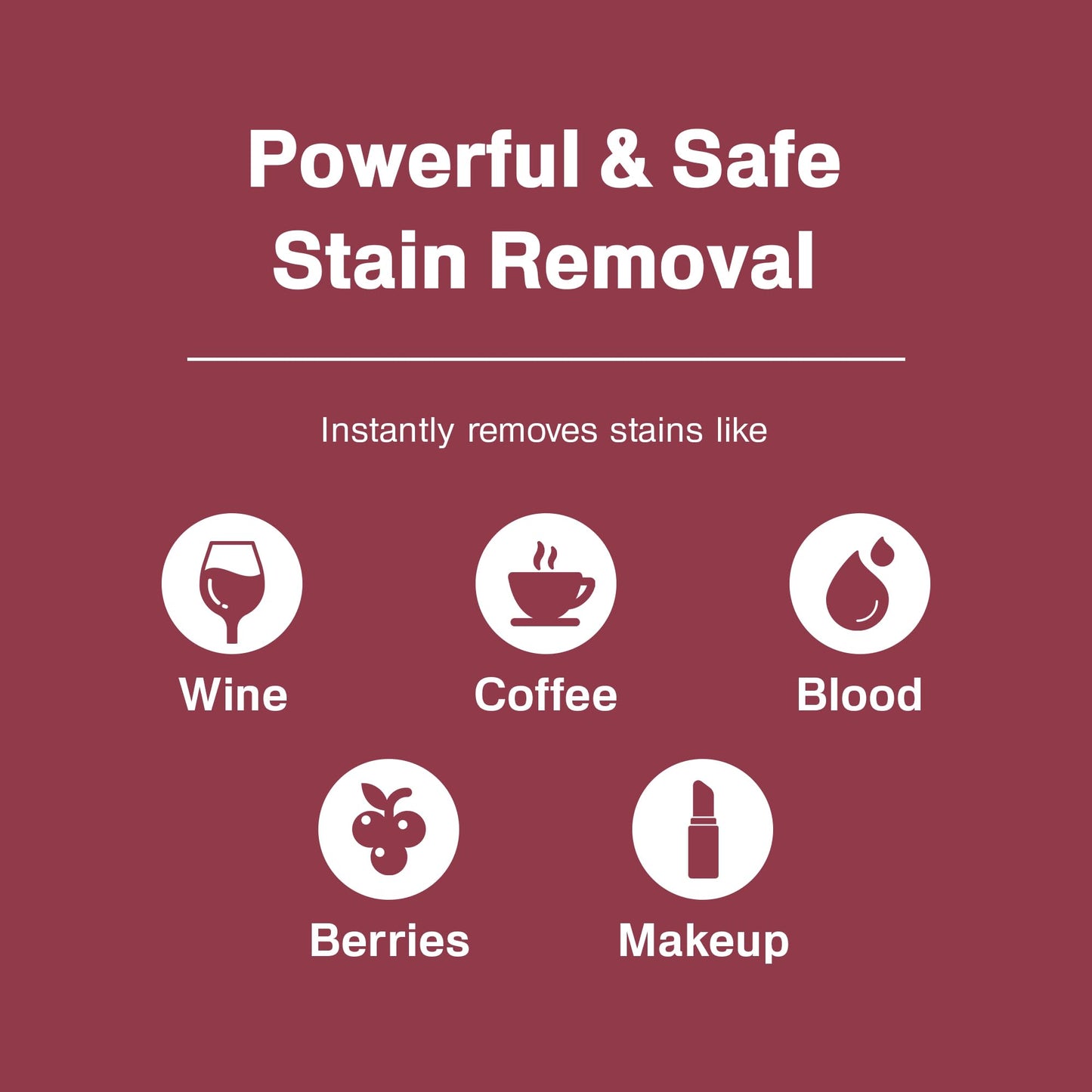 Stain Rx 18 Pack Stain Remover Wipe - Travel Wipes for Clothes, Carpet, Upholstery, & Laundry, Instant Removal of Stubborn Red Wine, Blood, Coffee
