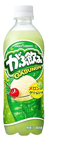 GABUNOMI Melon Cream Soda 500ml PET bottle (6)