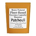 Roses Natural Natural Enzyme Laundry Booster - Patchouli | 6 Enzyme | Deep Clean System | Earthy Essential Oil Scent | Biodegradable | HE Safe |