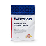 4Patriots Freedom Joe's Survival Coffee: Tasty, Long-Lasting Emergency Instant Coffee, 30 Servings