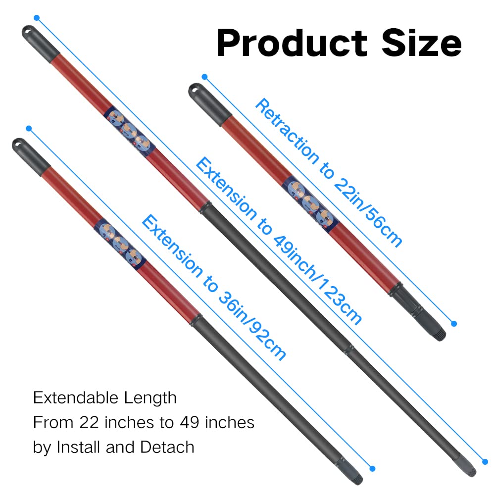 Replacement Accessories Compatiable with O-ceda 1-Tank/2-Tank System Spin Mop 1 Handle
