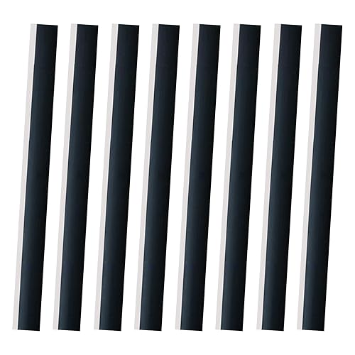 8 Pcs Dustpan Edge Replacement, 26cm Garbage Shovel Closing Edges Straps Garbage Shovel Rubber Lip Strip Plastic Strip Replacement for Dustpan Edge