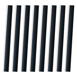 8 Pcs Dustpan Edge Replacement, 26cm Garbage Shovel Closing Edges Straps Garbage Shovel Rubber Lip Strip Plastic Strip Replacement for Dustpan Edge