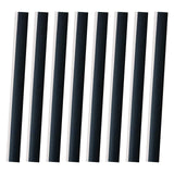 8 Pcs Dustpan Edge Replacement, 26cm Garbage Shovel Closing Edges Straps Garbage Shovel Rubber Lip Strip Plastic Strip Replacement for Dustpan Edge