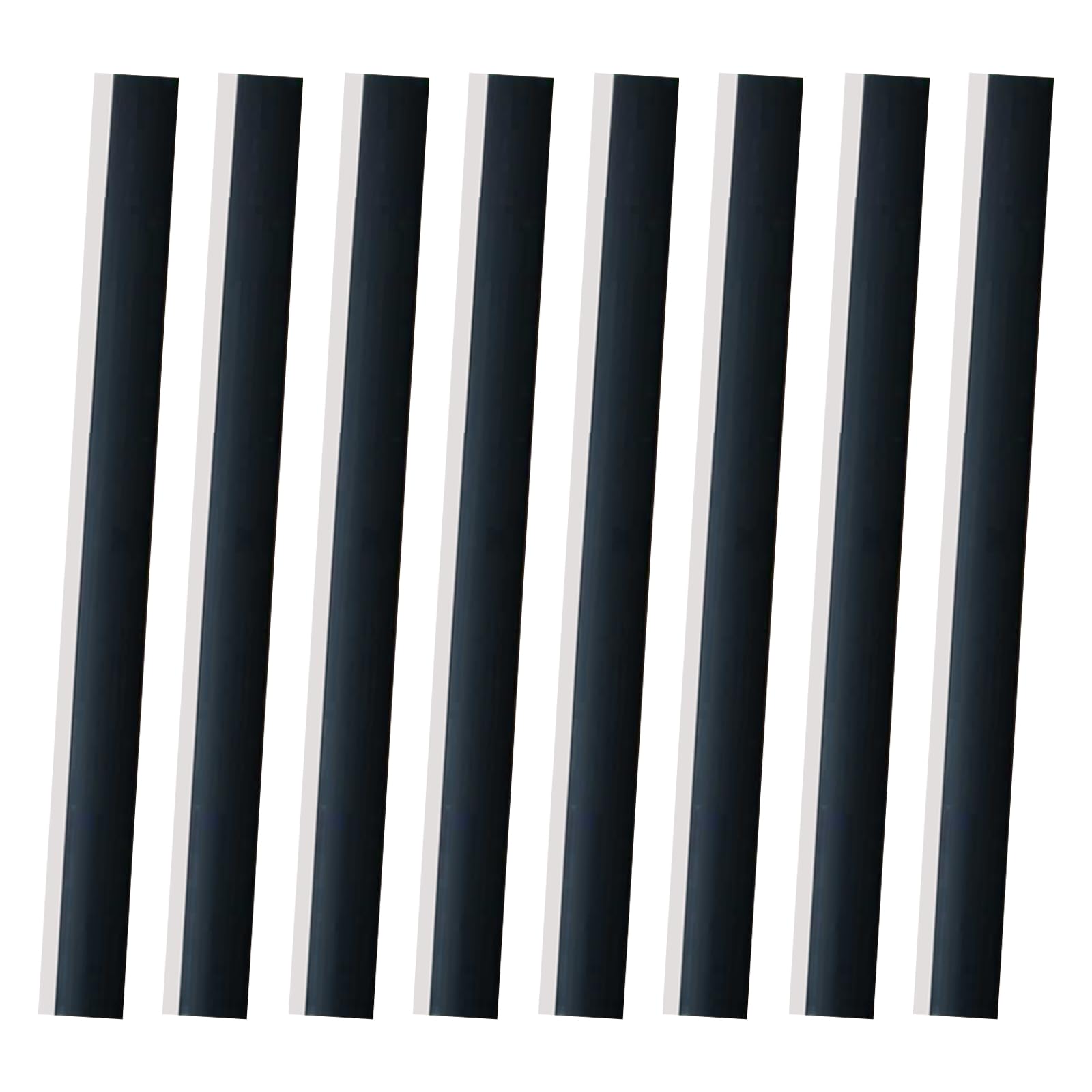 8 Pcs Dustpan Edge Replacement, 26cm Garbage Shovel Closing Edges Straps Garbage Shovel Rubber Lip Strip Plastic Strip Replacement for Dustpan Edge