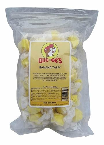 Buc-ee's Taffy Candy - Chewy, Fruity & Salt Water Taffy Individually Wrapped Candy - Big Bag of Candy Mix for Piñatas, Easter Basket Stuffers & Kids'