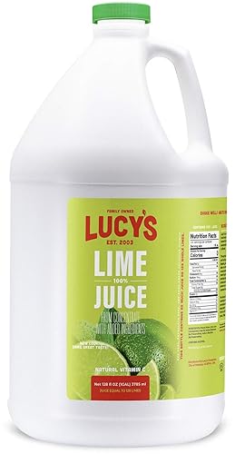 Lucy’s Family Owned - 100% Lime Juice Gallon 128fl oz.