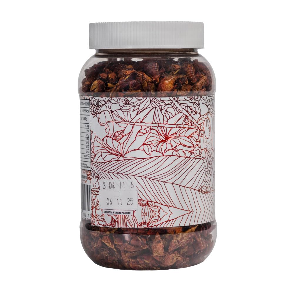 Chapulines (grasshoppers) - Gourmet edible insects, Healthy Snack, Super Food, Mexican Gourmet Artisan Product from Oaxaca Mexico 105 G - 3.7 Oz (3.7