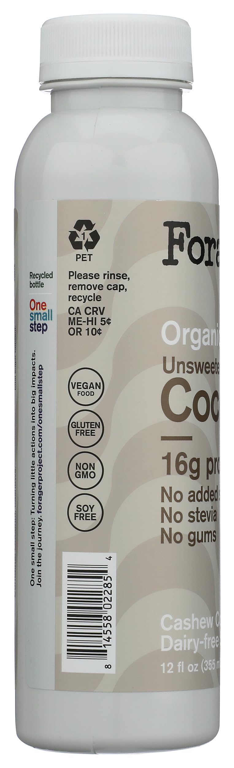 Forager Project Organic Unsweetened Cashew Coconut Shake, 12 FZ