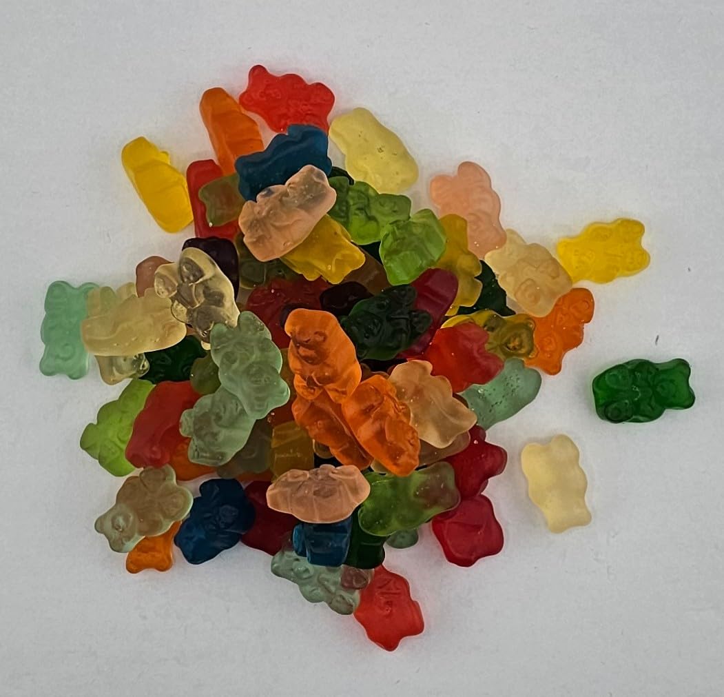 MiMa MiMa Assorted Gummy Candy - Fruity, Chewy Candy in Fun Shapes - Holiday Candy for Christmas Gifts & Stocking Stuffers- Gummy Bears 1lb