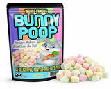 Bunny Poop Marshmallows - Funny Easter Candy Gag Gift, Colorful Mini Mallows Snack Bags, Easter Basket Stuffers for Kids, Teens & Adults, White
