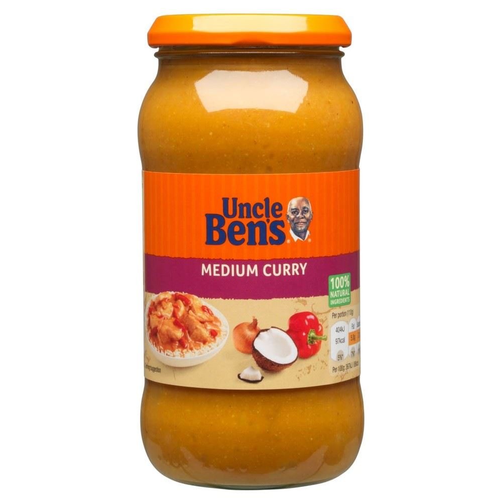 Uncle Ben's Medium Curry Sauce (440g) - Pack of 2