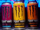 Monster Energy Rehab LPWBT, Variety Pack, Energy Iced Tea, 15.5 Ounce