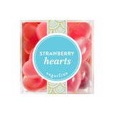 Sugarfina Strawberry Hearts Small Candy Cube, Gummies, 4.1 oz, 4 Count