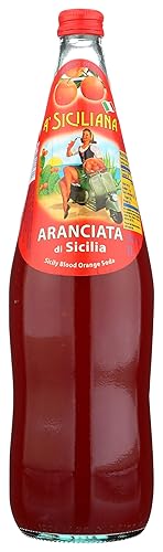A' Siciliana Sicilian Sparkling Beverage - Refreshing and Delicious Italian Soda made with Sicilian Citrus - Authentic Imported Italian Beverage