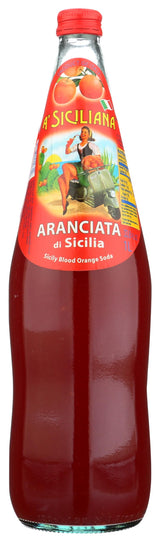 A' Siciliana Sicilian Sparkling Beverage - Refreshing and Delicious Italian Soda made with Sicilian Citrus - Authentic Imported Italian Beverage
