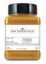 Raw Essentials Turmeric Alleppey - Curcumin 5% - Warm & Earthy Flavor - Perfect for Smoothies, Golden Milk, Curries, Rice & Roasted Vegetables