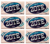 6 Pack ZOTE White Laundry Clothes Hand Delicate Wash Soap For Stains 14oz (400g) ;#G344T3486G 34BG82G17169
