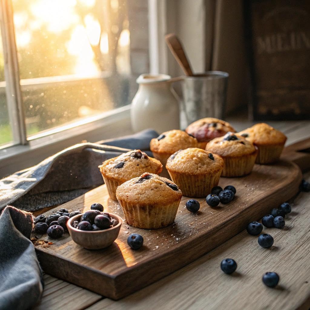 Prime Bites Minis - High Protein Muffin (12 Per Box, Blueberry) - 15g of Protein, 5g of Collagen, Gluten Free, Low Sugar Treat, Delicious Protein