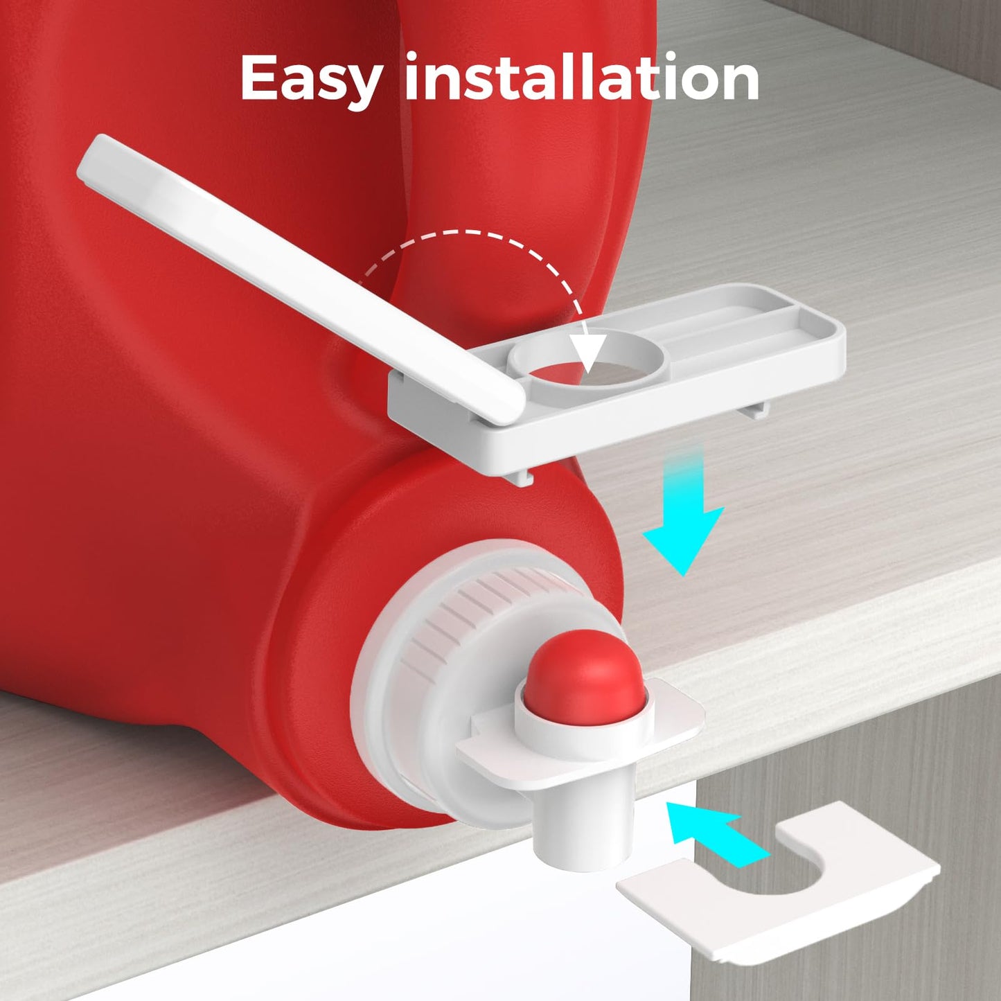 KMOUANTS [2 Pack] Laundry Detergent dispenser Nozzle Switch Holder, Upgraded Nozzles Switch Easily?detergent and softener accessories Fits Most