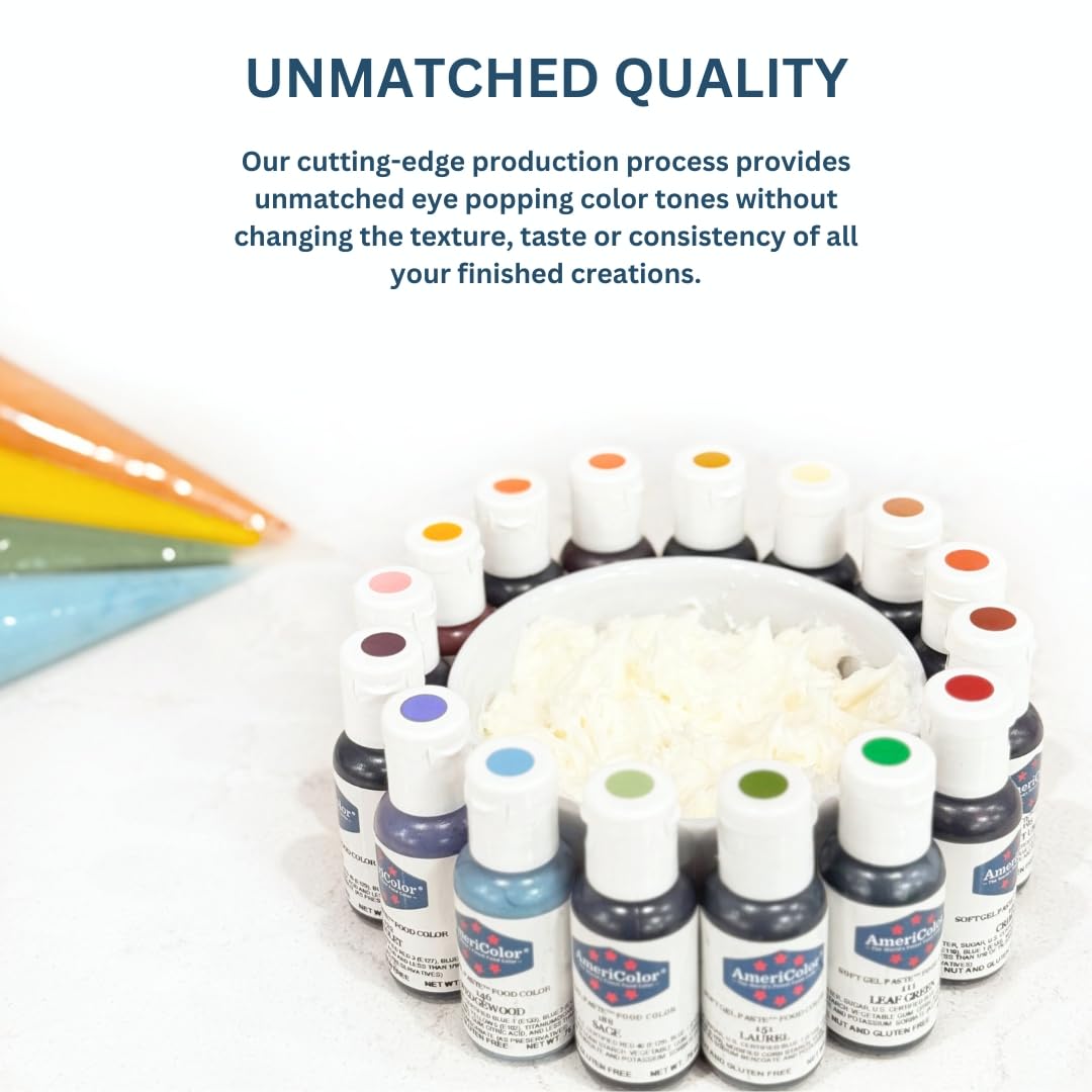 Americolor Soft Gel Paste Food Color, 4.5-Ounce, Regal Purple