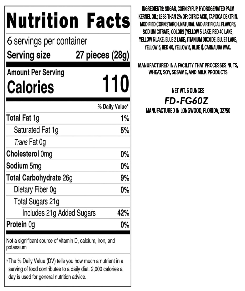 Fun Flavors Box - Freeze Dried Candy, Unique Candy Gift, Freeze Dried Crunchy Snacks - Exotic Candy - 6 oz