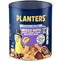 PLANTERS Lightly Salted Mix Nuts, Party Snacks, Plant-Based Protein, 15 Oz Canister