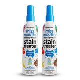 Miss Mouth's Messy Eater Stain Treater Spray - 4oz 2 Pack Stain Remover - Newborn & Baby Essentials - No Dry Cleaning Food, Grease, Coffee Off