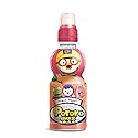 Paldo Fun & Yum Pororo Kids Peach Flavor Drink, Pack of 8, Fruit Juice Drinks with Comfortable Push-Pull Sports Cap, Perfect Drink for Children 7.95