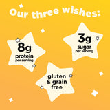 Three Wishes Grain-Free Protein Breakfast Cereal - 8g Protein and 3g Fiber - Healthy, Low-Sugar Breakfast Cereal, Gluten Free, Vegan-Friendly