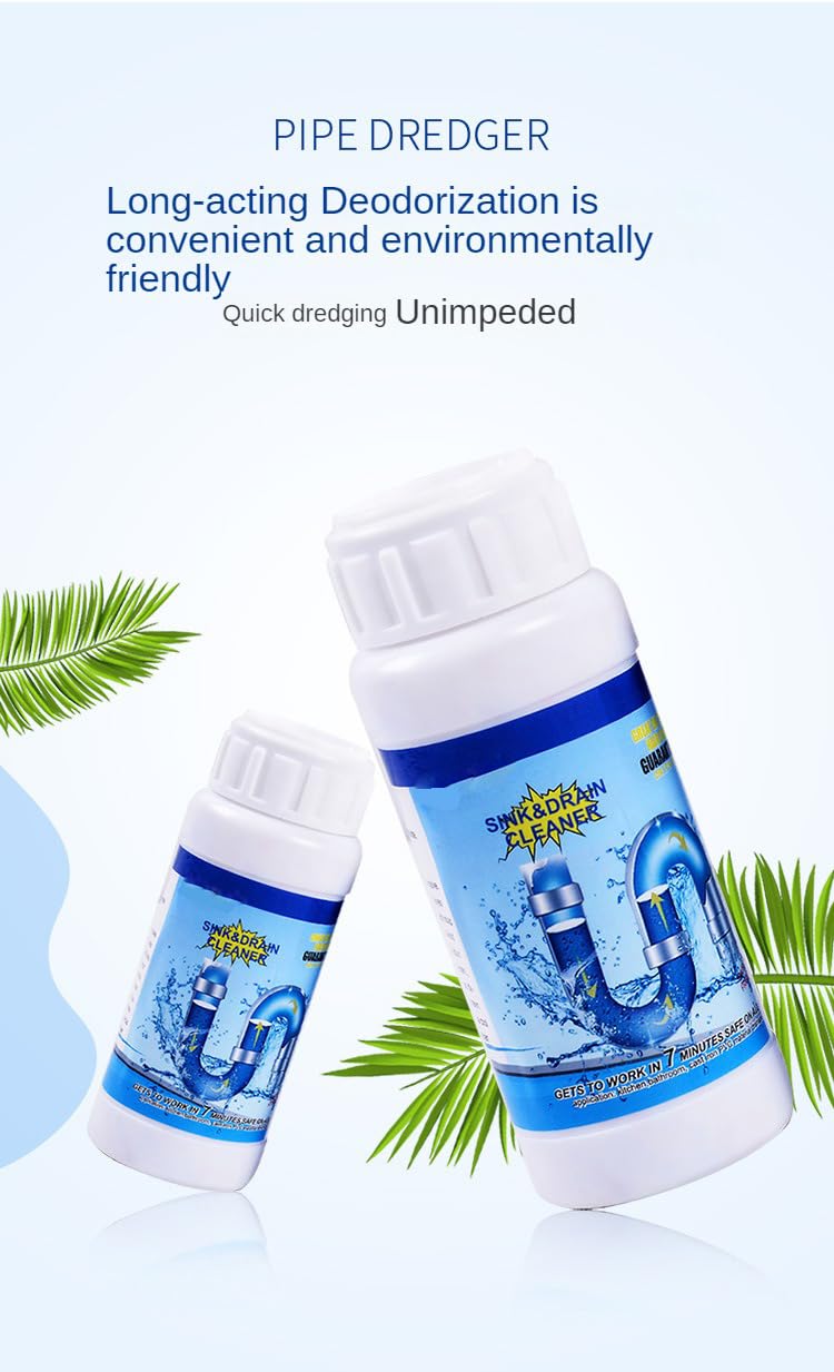 3-bottle pipeline dredging agent, sewage cleaning agent, kitchen bathroom sewage deodorization, cleaning and dredging