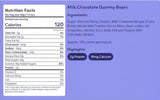 Nuts com - Milk Chocolate Gummy Bears - 2 Pound Bag, Tasty Snack for Adults and Kids - For Parties, Office Functions, Holiday Gatherings and Home