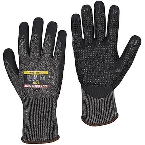 John Tillman #956 Dotted Nitrile Coated Cut Resistant Gloves Size Medium