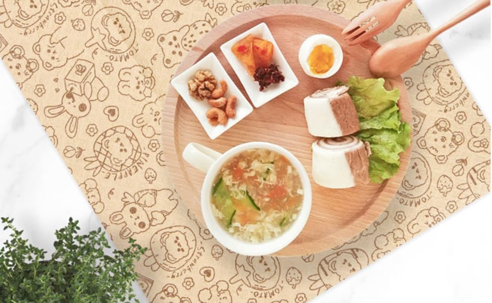 JXDSICH Durable Bamboo Kitchen Paper Towels,Unbleached Bamboo Fiber with Rayon,Dry and wet use, Thickened 4 paper Towel Rolls each carton,Hand