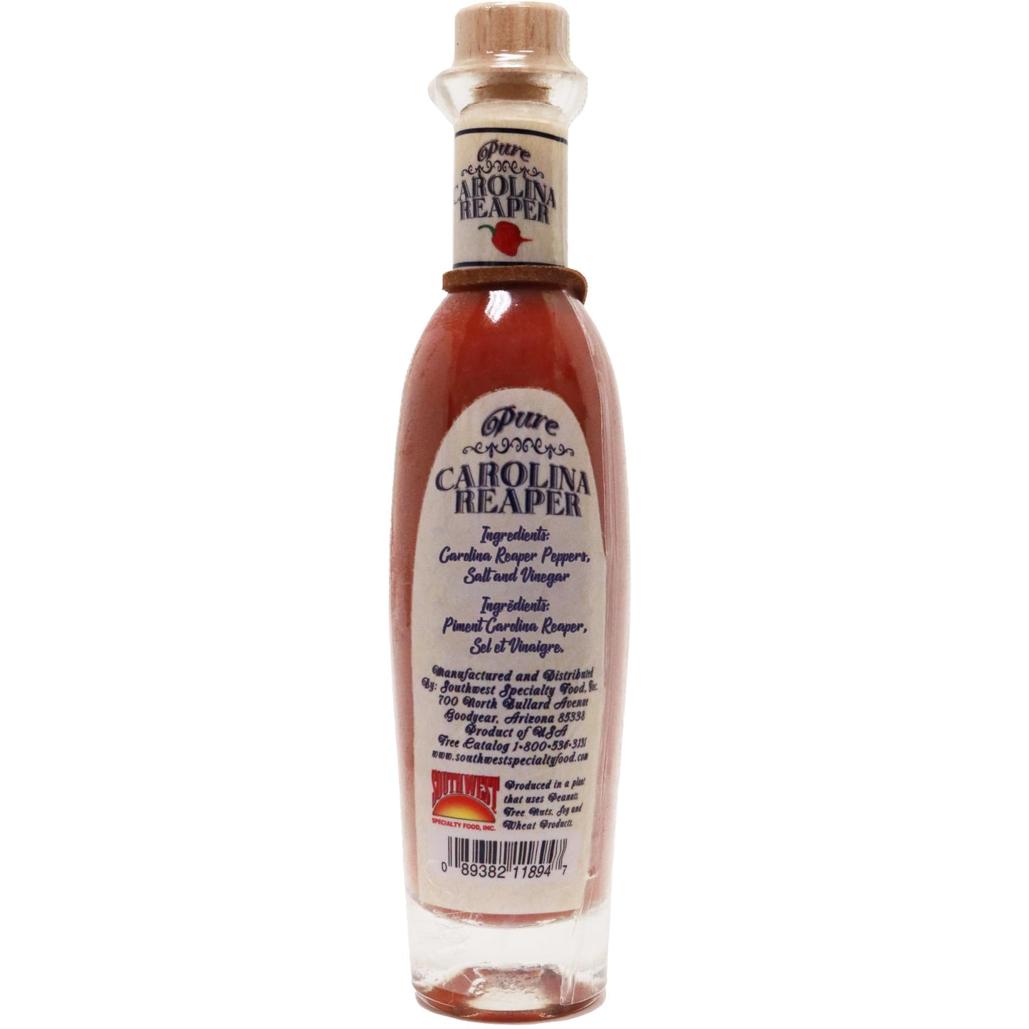 Pure Carolina Reaper Pepper Hot Sauce Mash Puree 3.75oz - Try if you dare! - Perfect Gourmet Gift - Great for Making Hot Sauce