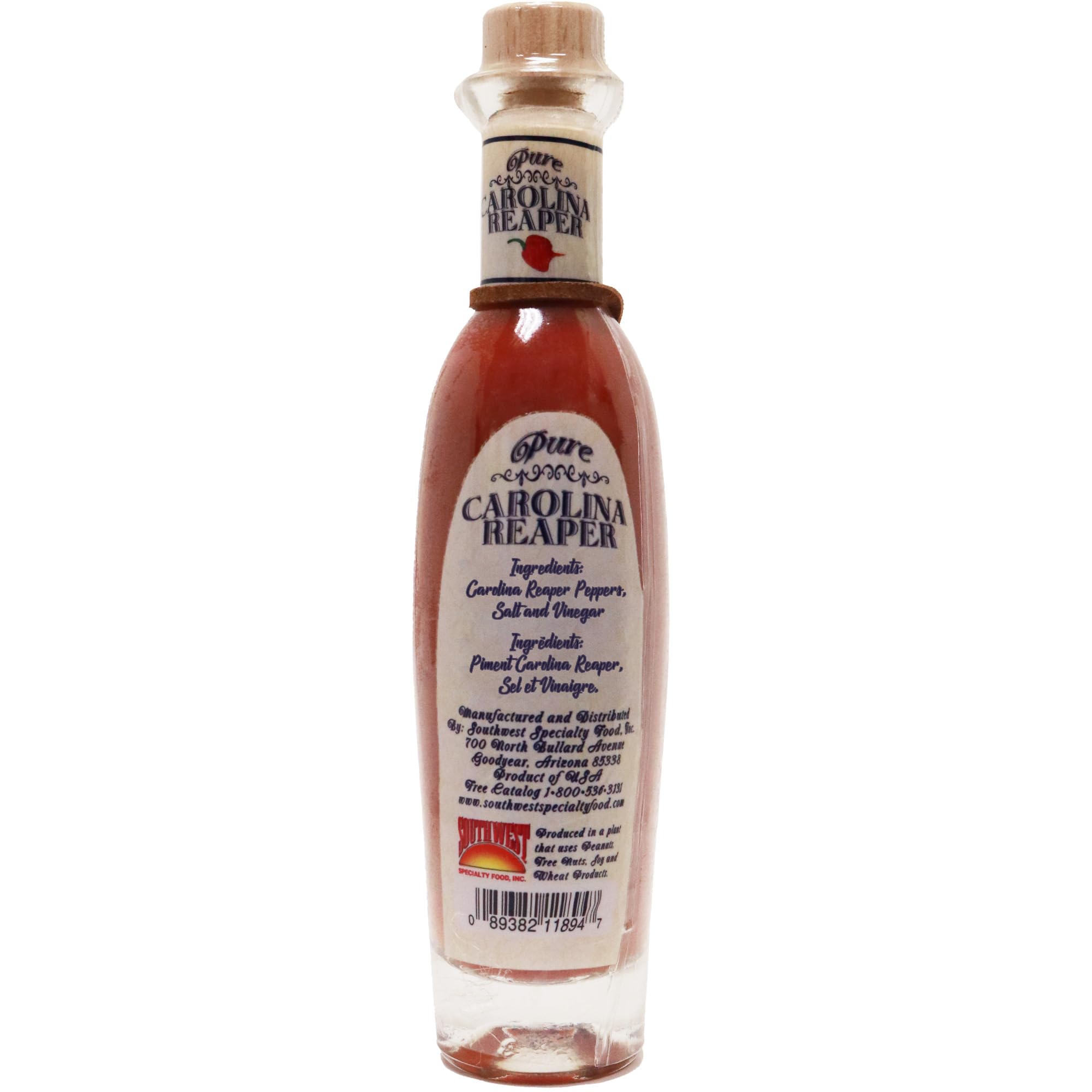 Pure Carolina Reaper Pepper Hot Sauce Mash Puree 3.75oz - Try if you dare! - Perfect Gourmet Gift - Great for Making Hot Sauce