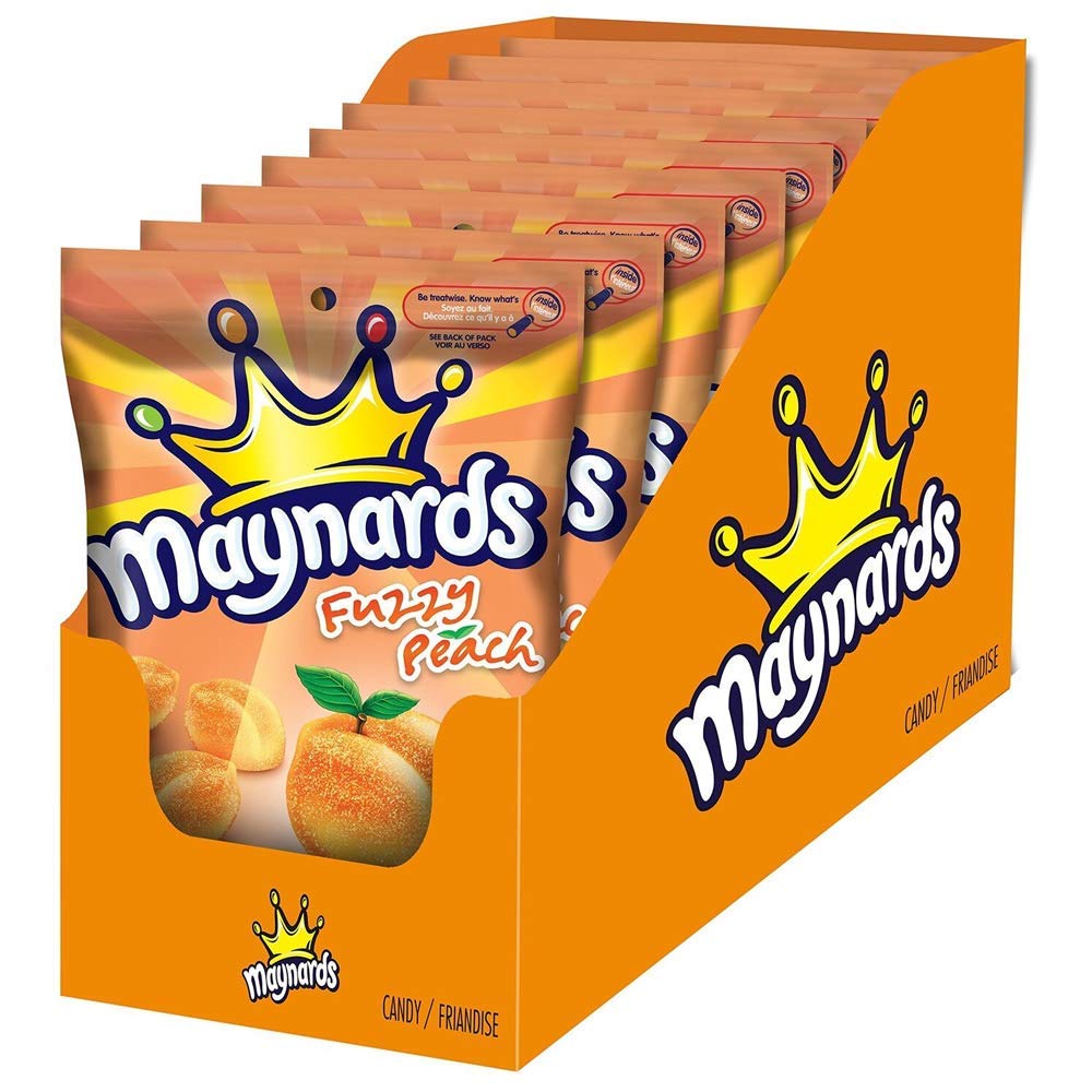 Maynards Fuzzy Peach 185g/6.5oz, 9-Pack {Imported from Canada}