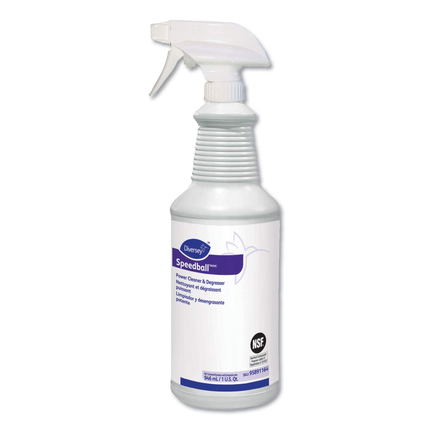 Diversey Speedball 2000 Heavy-Duty Liquid Cleaner, Citrus Scent, 32 Oz, Pack of 12 Spray Bottles