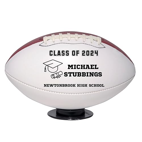 Personalized Custom Graduation 2024 Football Gift - Graduation Class of 2024 - Graduation Gift for Boy - Graduation Gift for Girl (Regulation